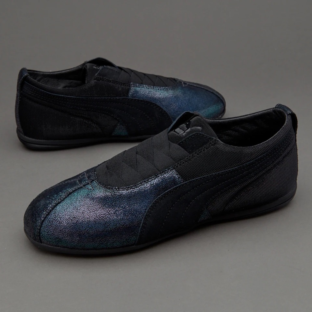 Puma RARE Rihanna Collab Black Iridescent Athletic Boxing Shoes NWT